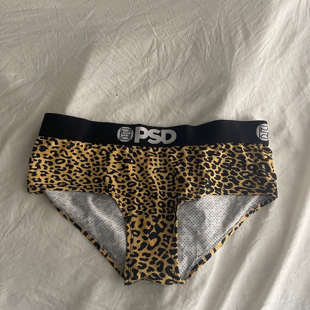 PSD Animal Print Briefs with Black Waistband